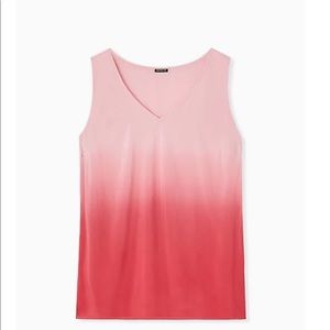 NWT TORRID Red Dip-Dye Challis Tank NWT in Size 1X